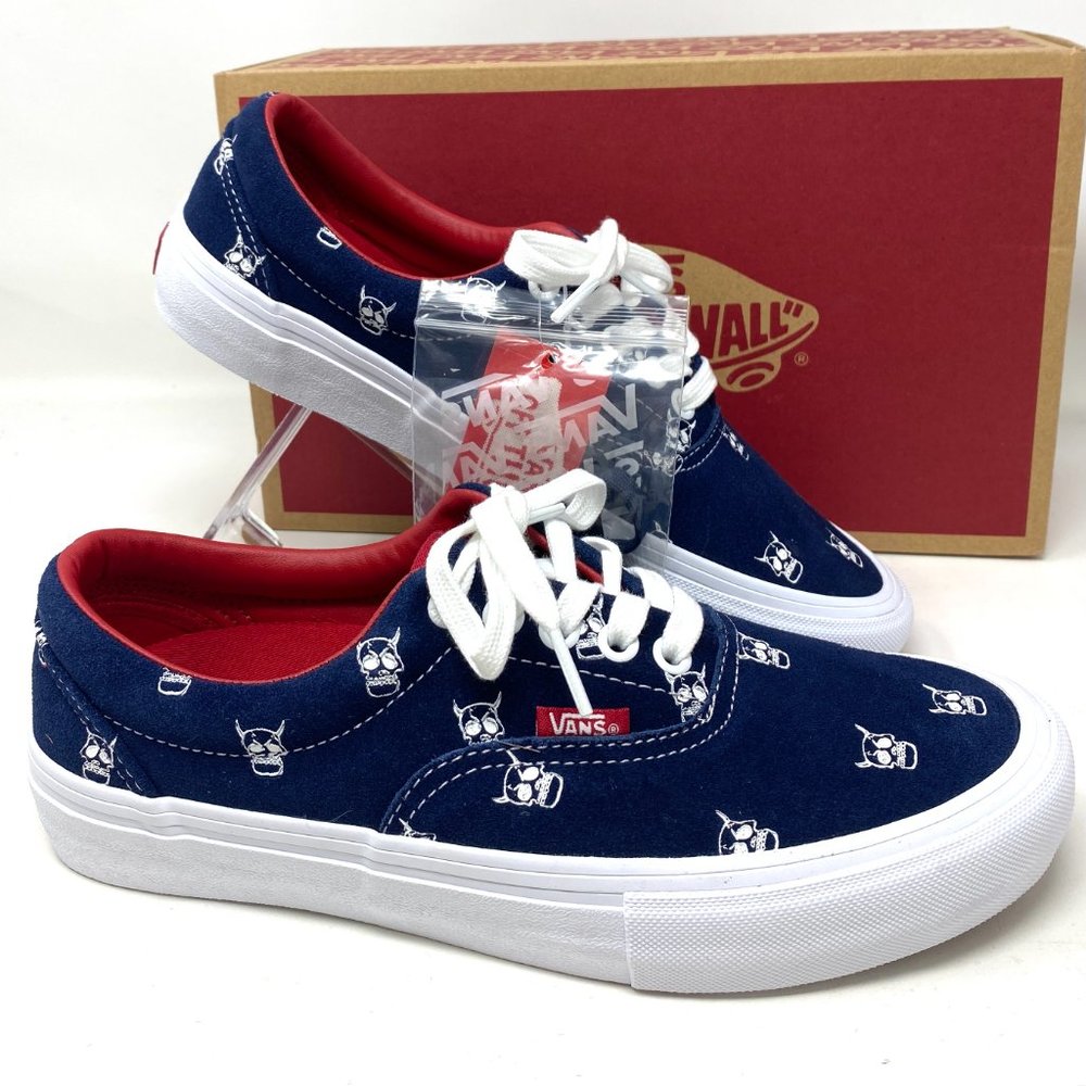 VANS  Era Pro Kader Sylla Suede Navy Men's - Picture 9 of 10